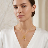 Carnelian, Moonstone with Reflected Bliss Om Necklace