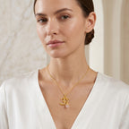 Carnelian, Moonstone with Reflected Bliss Om Necklace
