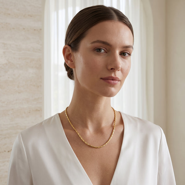 Gold Snake Chain Necklaces