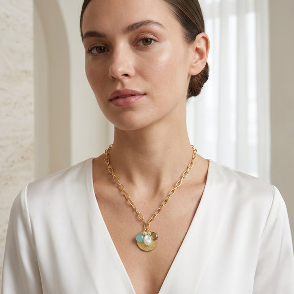 Kiara Multi Stone Necklace