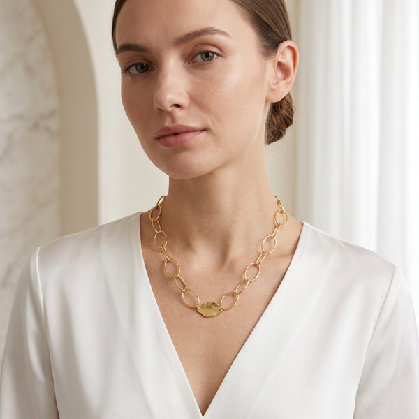 Frida Interlocking Chain Necklace