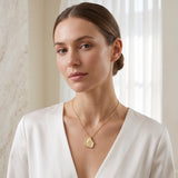 Textured Zirconia Freedom Necklace