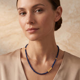 Dark Blue Beads Necklaces