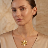 Sterling Silver White CZ Alice Flower Necklaces