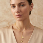 Biloba-Ginkgo Metal Leaf Necklaces