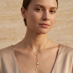 Biloba-Ginkgo Metal Leaf Necklaces