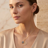 Labradorite with Round Disc Necklaces