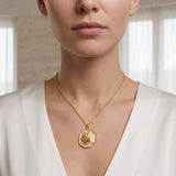 Sun Texture with Labradorite Necklaces