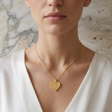Peace & Love Custom Letter Heart Necklaces