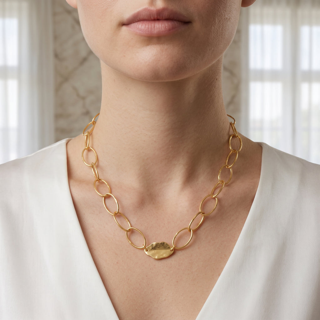 Frida Interlocking Chain Necklace