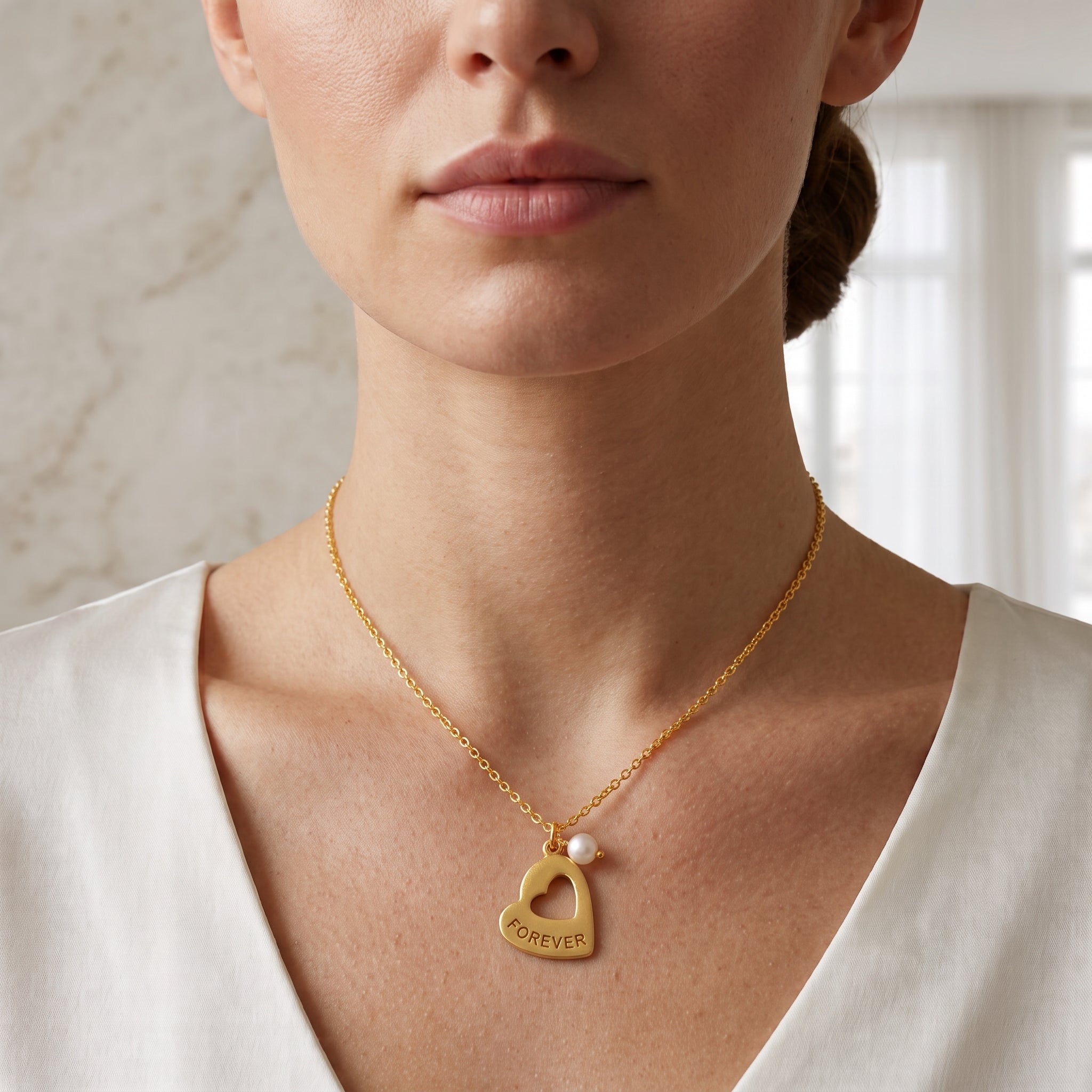 Forever In Love Pearl Necklace
