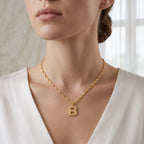 Custom Letter Pendant Necklace