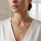Cleo Green Onyx Necklace