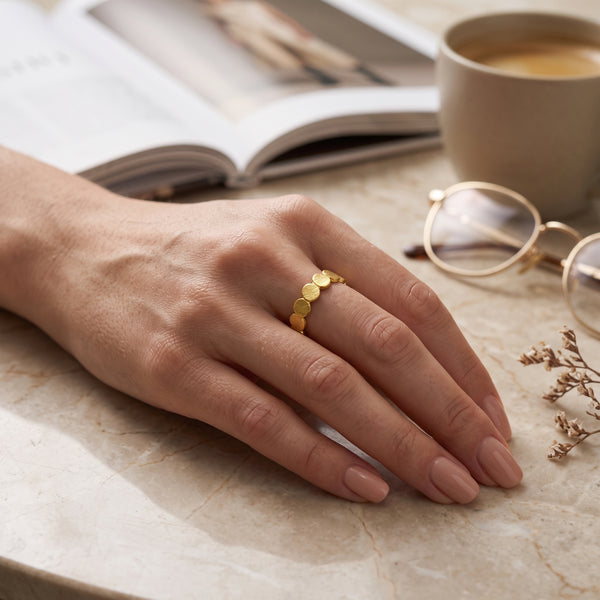 Beaded Band Rings