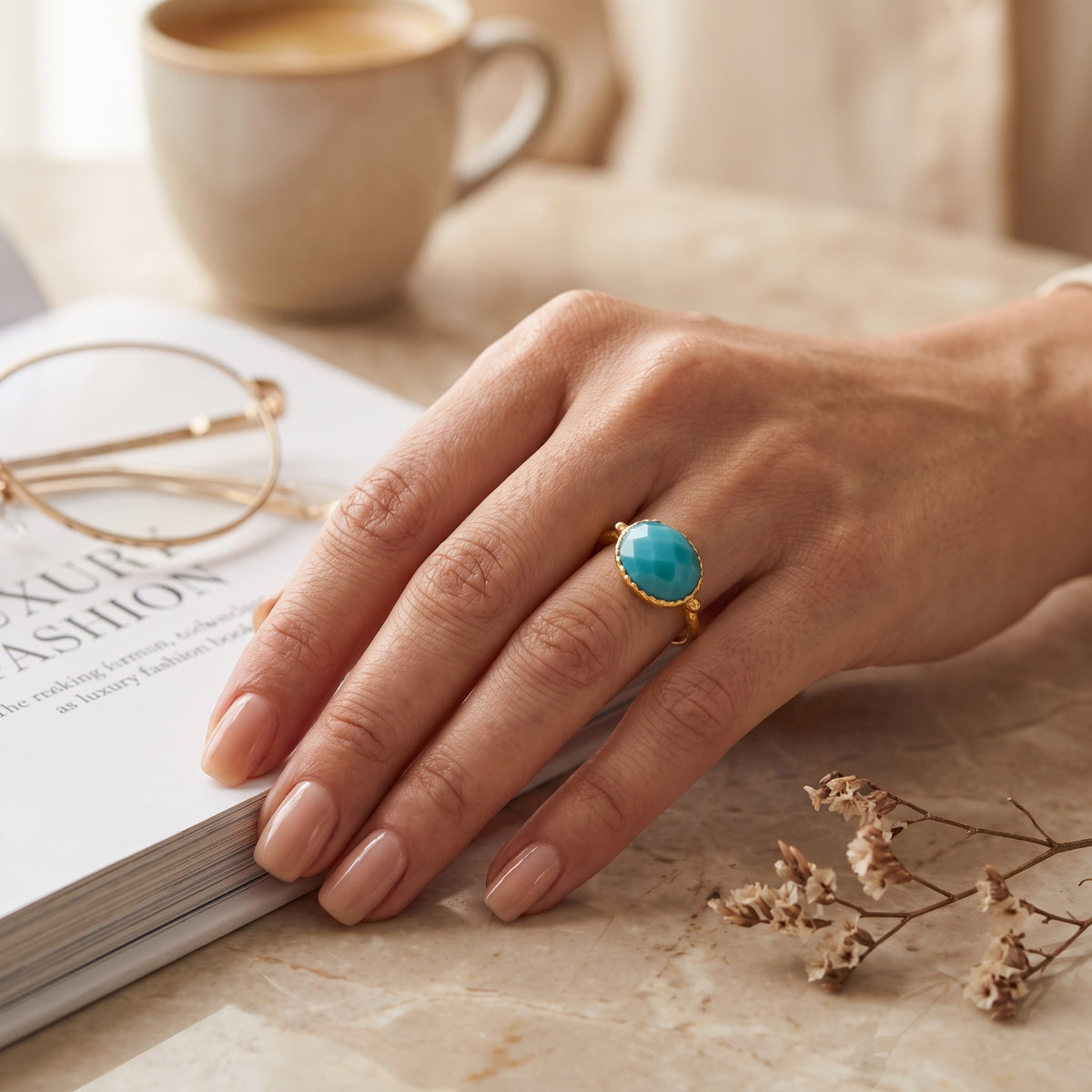 Turquoise Gemstone Rings