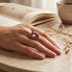 Amethyst Gemstone Statement Rings