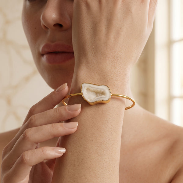 Druzy Gemstone Adjustable Bangles