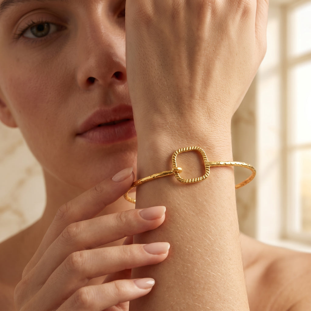 Hammered Bangles Bracelets