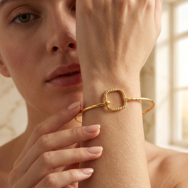 Hammered Bangles Bracelets