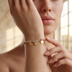Pastel Charm Beaded Bracelet