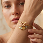 Everly Charm Paperclip Chain Bracelet