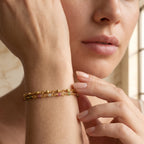 Bohemian Petite Multi-Stone Double Layer Bracelet
