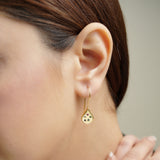 Multi Zircon Drop Shape Earring