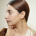 Victorian Flow Iolite Beads Earring - La Vitá Jewels