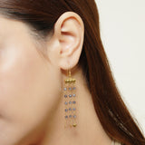 Victorian Flow Iolite Beads Earring