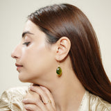 Green Tourmaline, Multi Beads Elegant Earrings