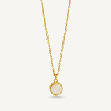 Minimalist Birthstone Necklaces - Sterling Silver