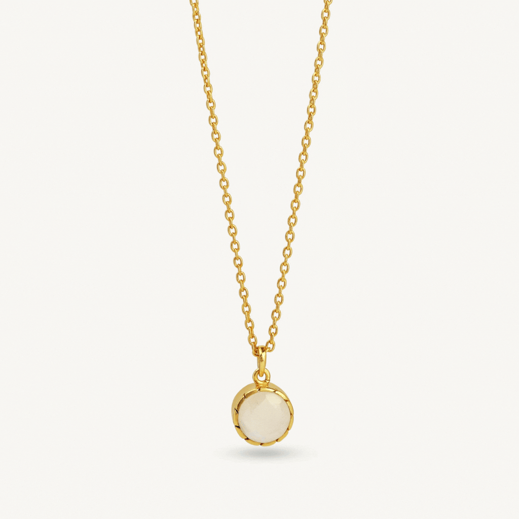 Minimalist Birthstone Necklaces - Sterling Silver