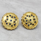 Round shap CZ Stud Earrings