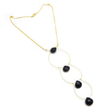 Black onyx gemstone necklaces, Wholesale jewelry