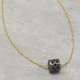 Gold Plated With Black Rhodium Metal Finding Pendant Necklaces