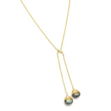 925 Sterling Silver Gold Plated Labradorite Drop Necklaces, jewelry manufacturer