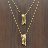 Brass Gold Plated Metal Necklaces