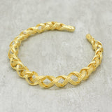 Brass Gold Plated Metal Adjustable Bangles