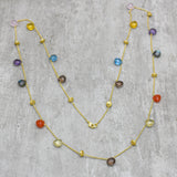 Marco Bicego Multi Gemstone Long Size Necklace