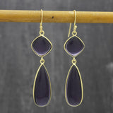 Amethyst Dangle Earrings