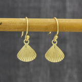 Metal Leaf Dangle Earrings