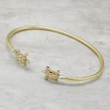 Brass Gold Plated Metal Adjustable Bangles