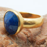 Sapphire rings, march birthstone rings, gemstone rings, handmade jewelry, gifts for her, statement rings