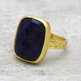 Blue Sapphire Statement Rings