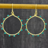 Turquoise  Dangle Earrings