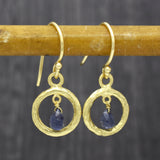 Iolite  Dangle Earrings