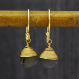 Smoky Labradorite Dangle Earrings