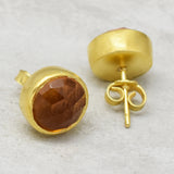 Earrings Citrine stud Earrings  stud Earrings women Earrings