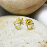 Heart Shape Stud Earrings