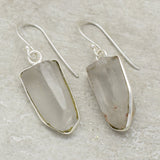 Silver Plated Crystal Dangle Earrings